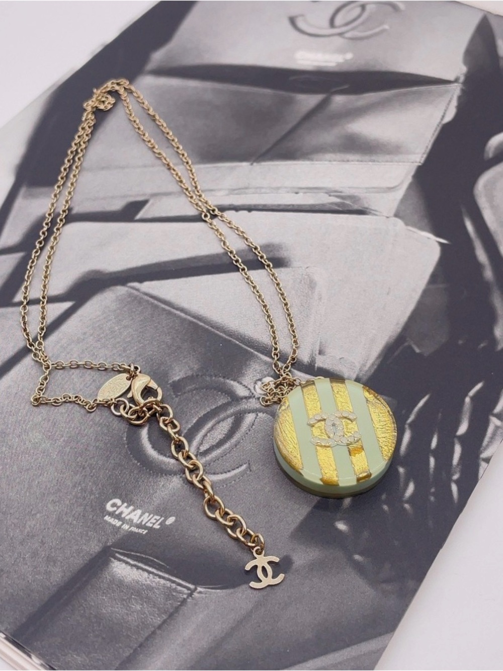 Authentic CHANEL Border Coco Necklace 13C 🌟 - Picture 12 of 15